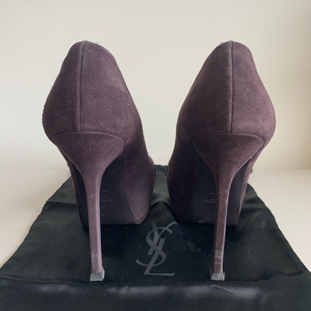 YSL Yves Saint Laurent Cap Toe Pump - Picture 6 of 8